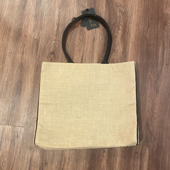 No Drama Llama Burlap Tote Bag, NWT - Picture 3 of 6